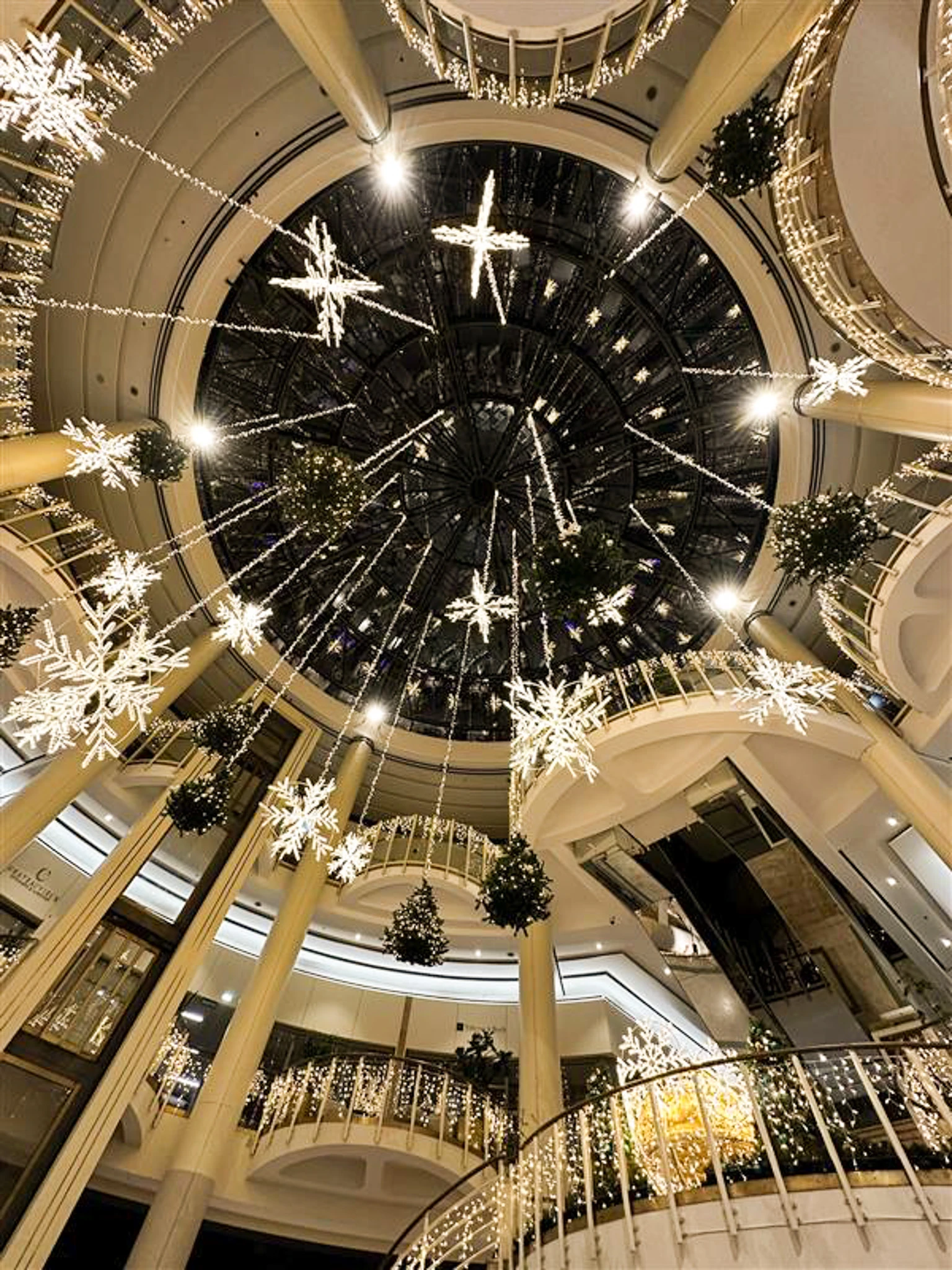 Intervention de cordistes MS Access pour la magie de noël chez DECOLED à Bordeaux (bâtiment) – 2